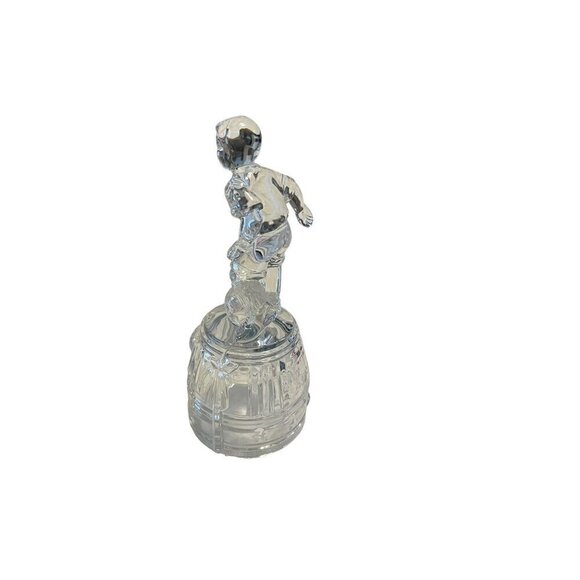 Princess House Lead Crystal Boy Soccer Figurine #900 - Picture 5 of 9